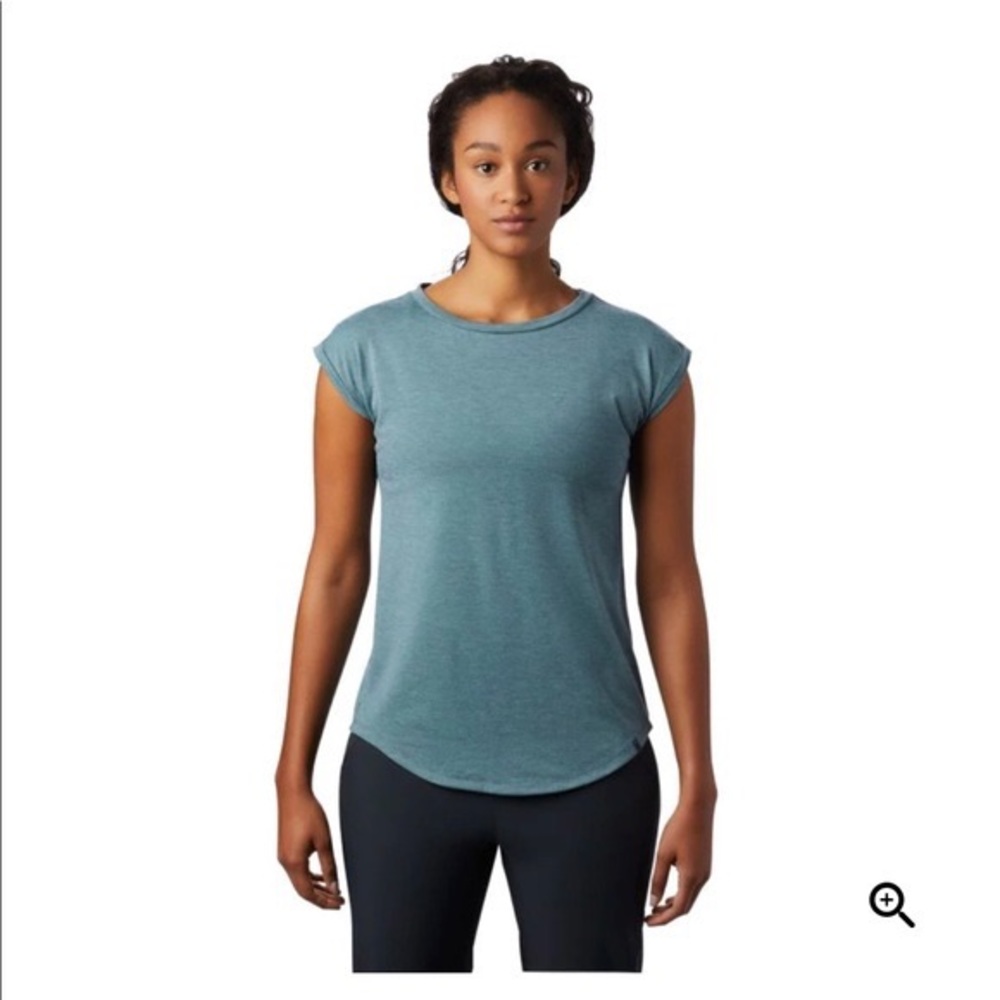 EUC Mountain Hardwear Everyday Perfect Tee Shirt Teal Medium